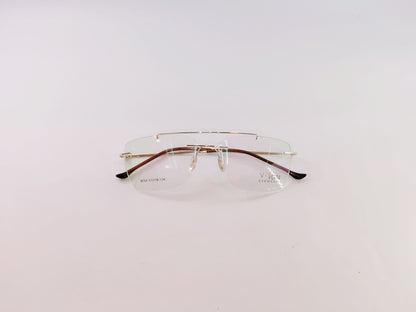 iDom Eyeglasses Rimless Square Specs For Men & Women 230271