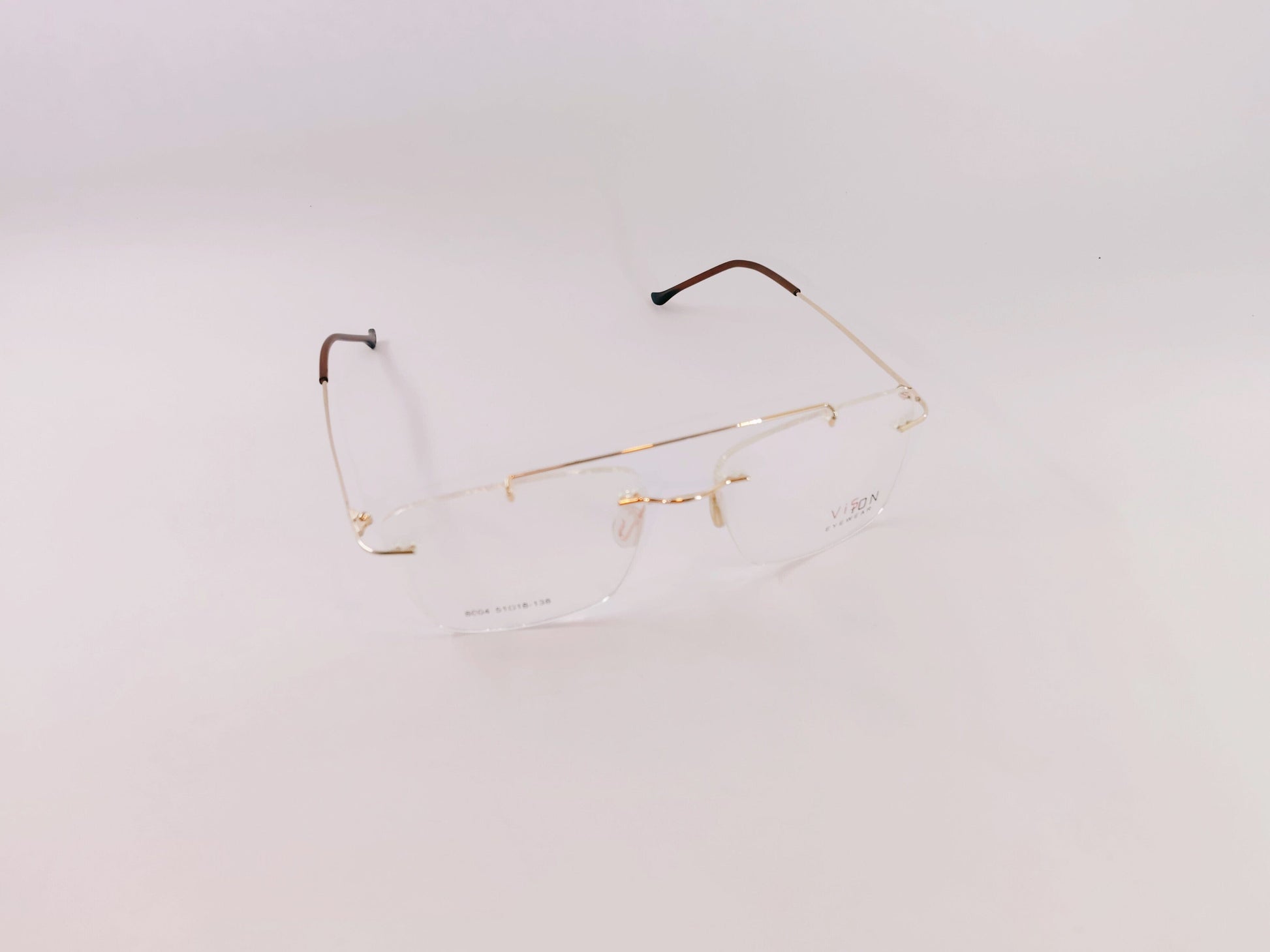 iDom Eyeglasses Rimless Square Specs For Men & Women 230271