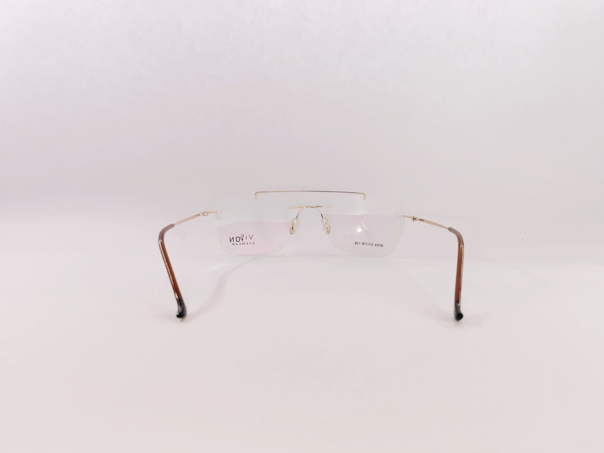 iDom Eyeglasses Rimless Square Specs For Men & Women 230271