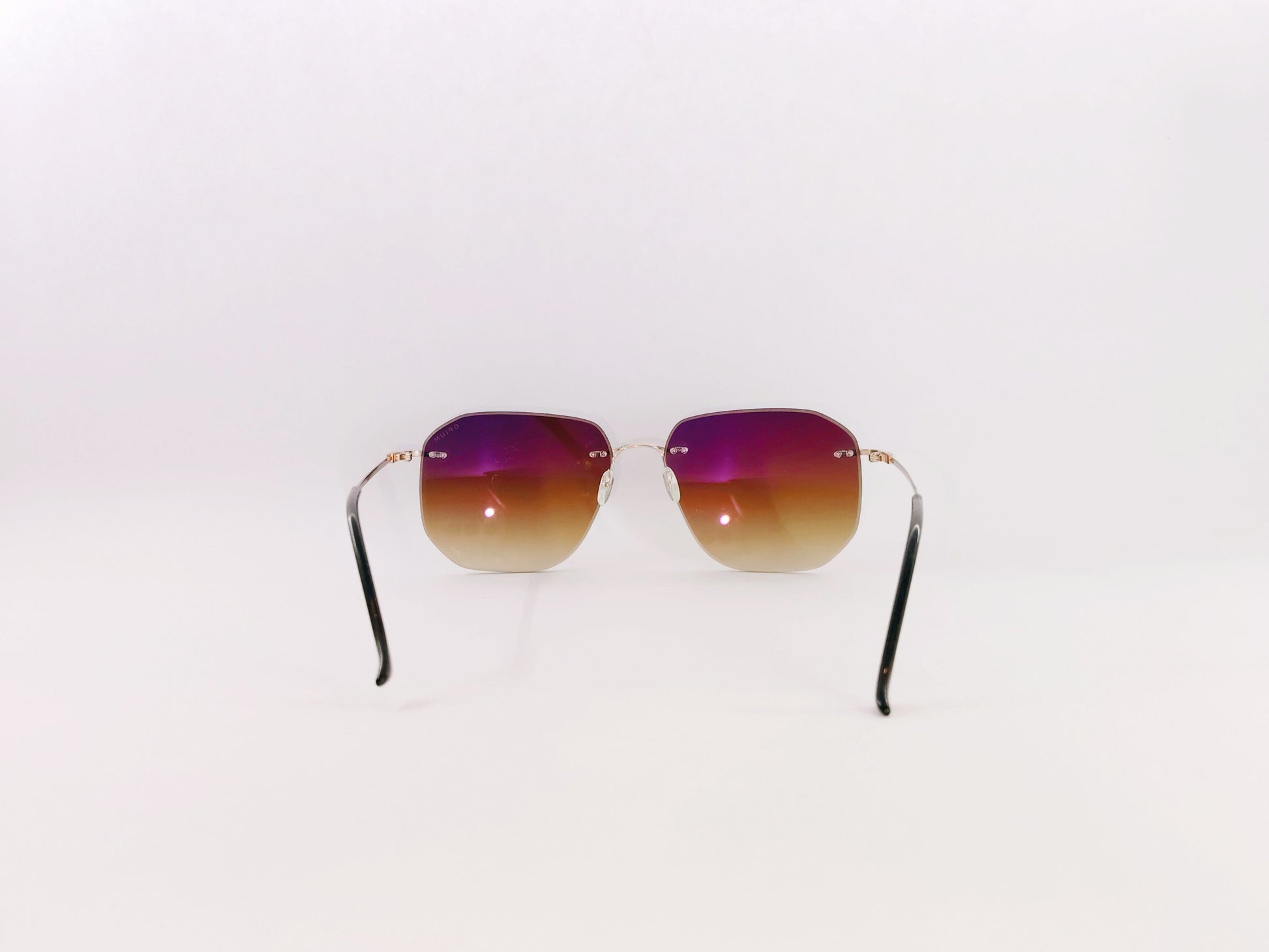 iDom Eyeglasses Rimless Square Sunglasses For Men & Women 246252