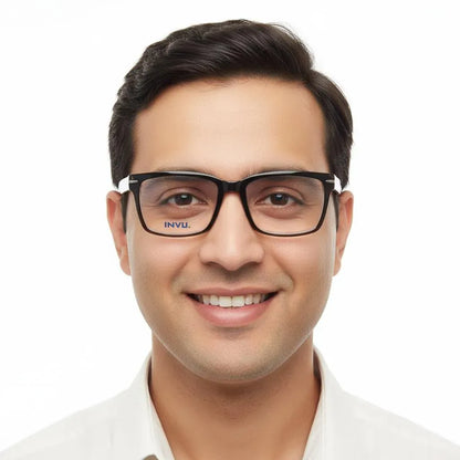iDom Eyeglasses Square Full Frame Specs For Men 129977