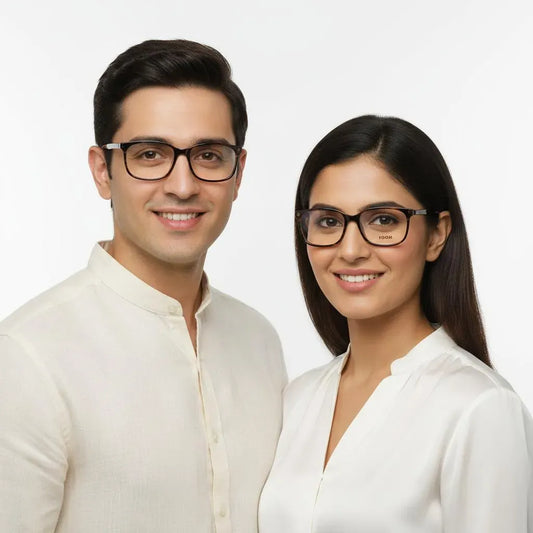 iDom Eyeglasses Square Full Frame Specs For Men & Women 345898