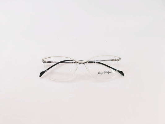 iDom Eyeglasses Transparent White Frame Cat-Eye Shape For Women 123135