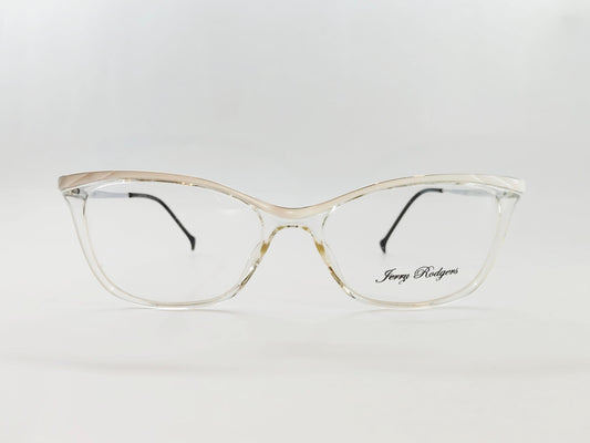 iDom Eyeglasses Transparent White Frame Cat-Eye Shape For Women 123135