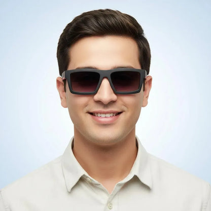 iDom Sunglasses Full Frame Rectangle Shape Sunglasses For Men 291001