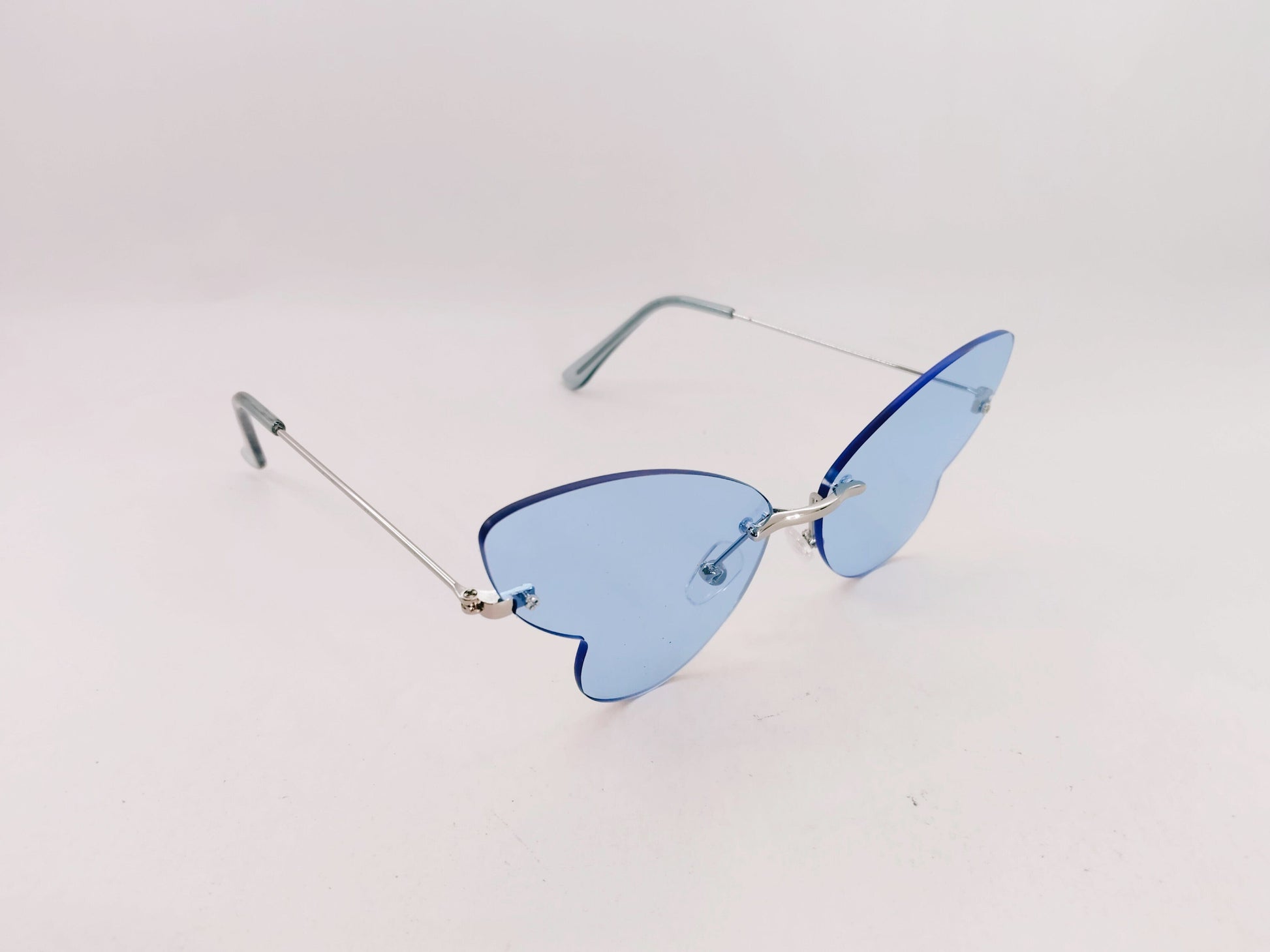 Rimless Butterfly Sunglasses For Kids 155004 - Main Image