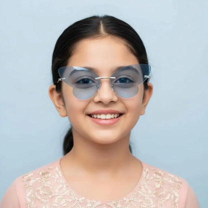 iDom Sunglasses Rimless Butterfly Sunglasses For Kids 155004