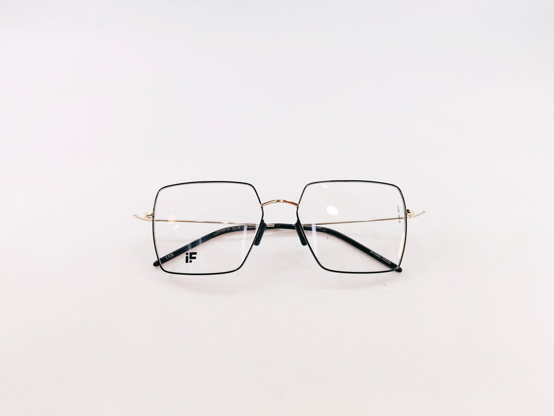 INTENSE FOCUS Eyeglasses Intense Focus Full Frame Square Shape For Men 370108