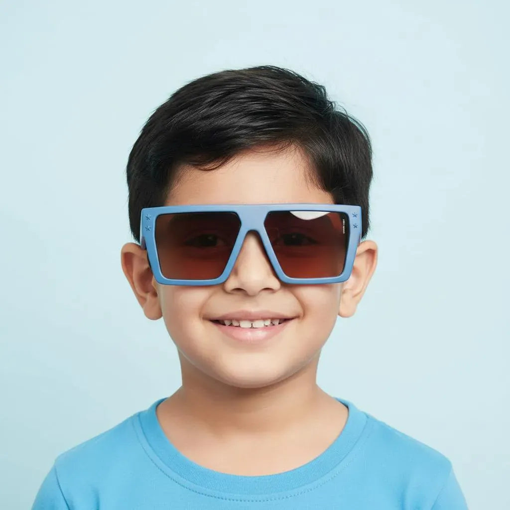 INTENSE FOCUS Sunglasses INTENSE FOCUS Full Frame Square Sunglasses For Kids MK037C5