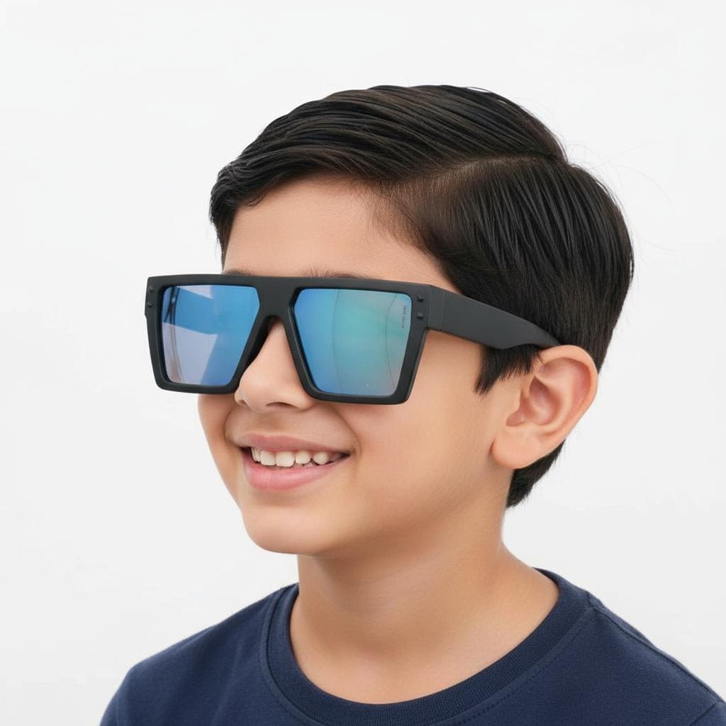 INTENSE FOCUS Sunglasses INTENSE FOCUS Full Frame Square Sunglasses For Kids MK041C3