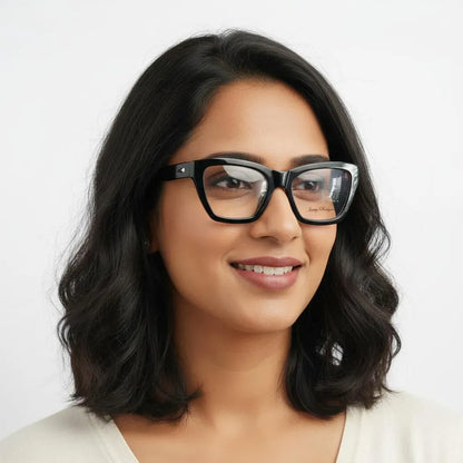 Jerry Rodgers Eyeglasses Jerry Rodgers Cat-Eye Full Frame Specs For Women 423672