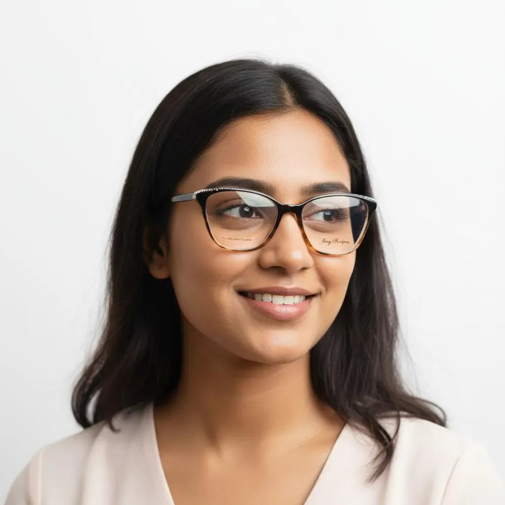 Jerry Rodgers Eyeglasses Jerry Rodgers Full Frame Cat-Eye Specs For Women 374604