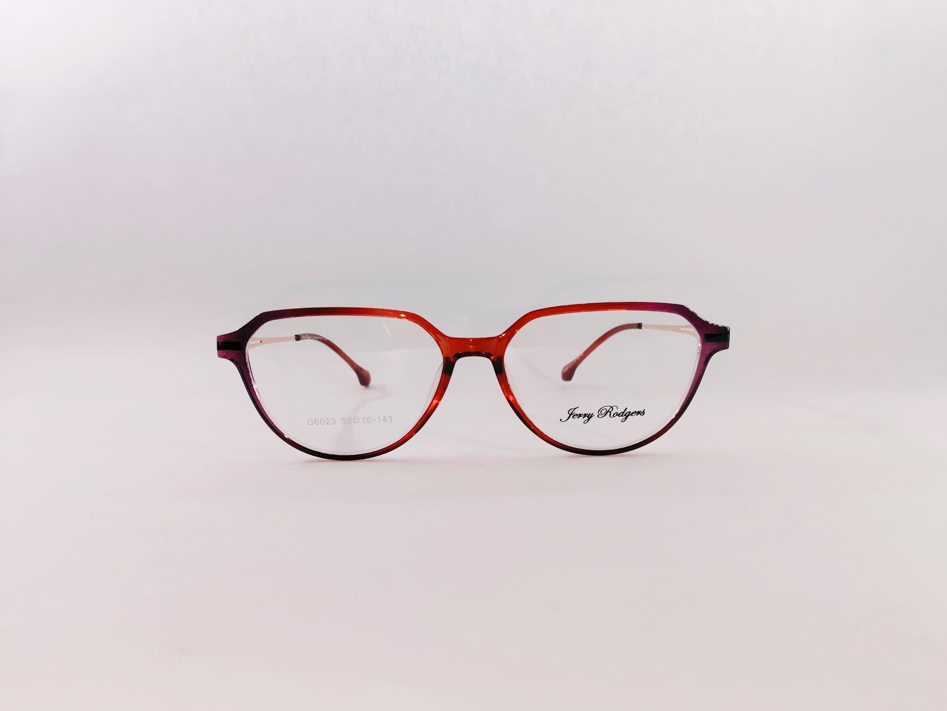 Jerry Rodgers Eyeglasses Jerry Rodgers Full Frame Cat-Eye Specs For Women G6023C3