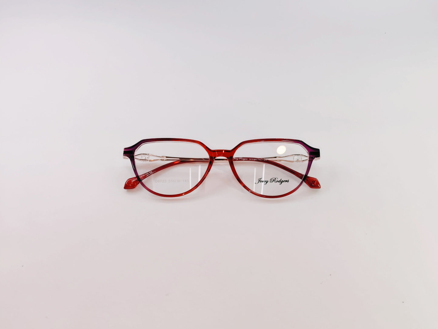 Jerry Rodgers Eyeglasses Jerry Rodgers Full Frame Cat-Eye Specs For Women G6023C3