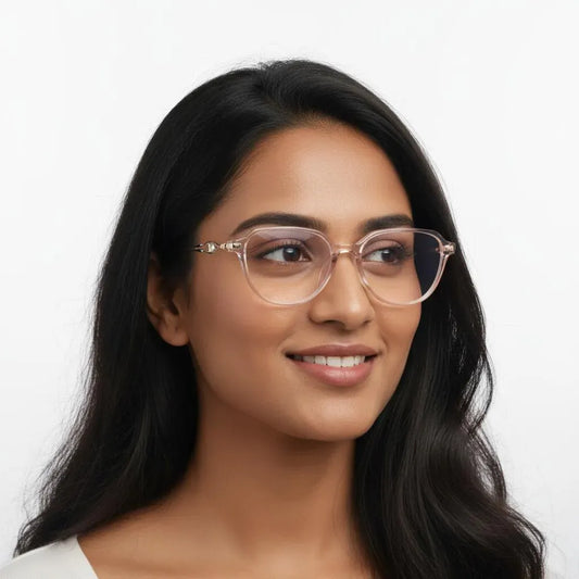 Jerry Rodgers Eyeglasses Jerry Rodgers Full Frame Cat-Eye Specs For Women G6023C5