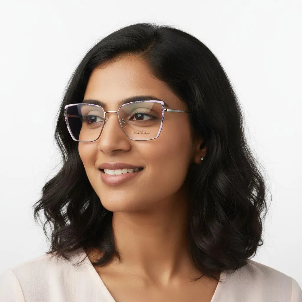 Jerry Rodgers Eyeglasses Jerry Rodgers Full Frame Square Cat-Eye Specs For Women 211700