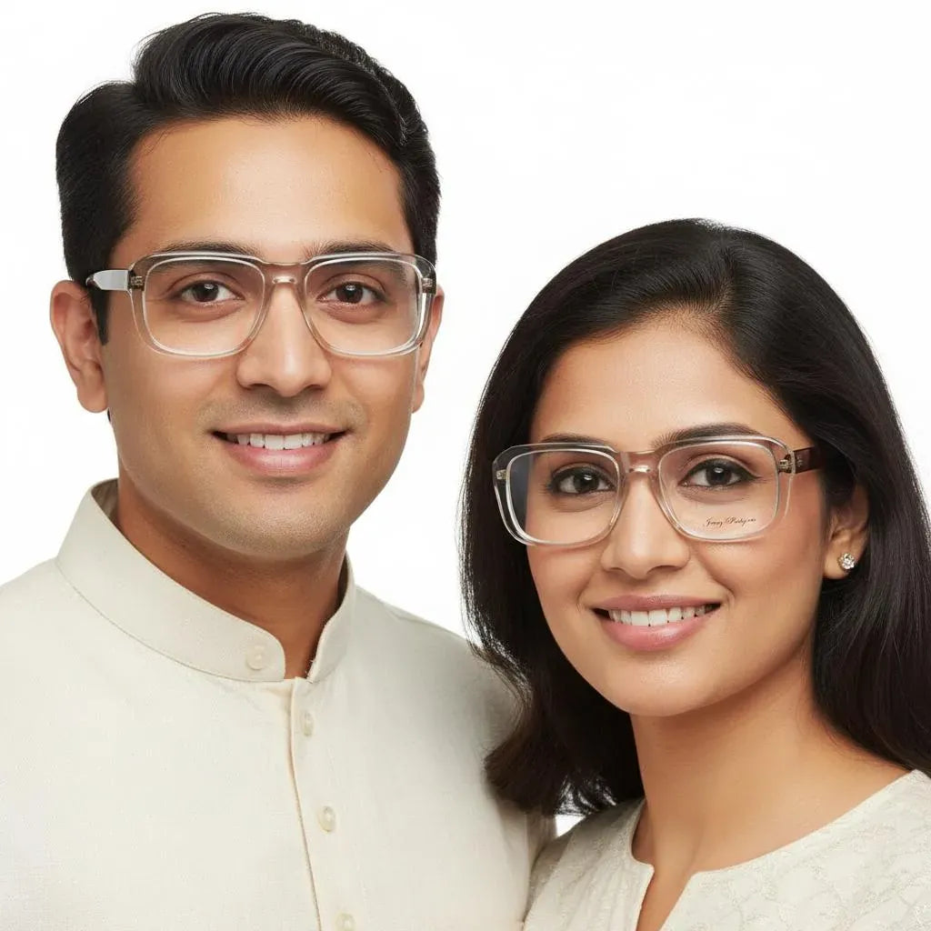 Jerry Rodgers Eyeglasses Jerry Rodgers Full Frame Square Specs For Men & Women 218497