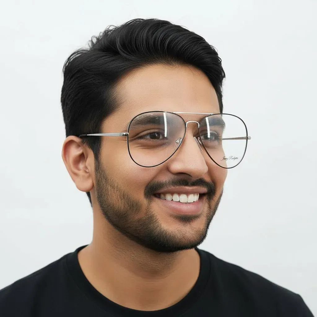 Jerry Rodgers Eyeglasses Jerry Rodgers Full Rim Aviator For Men 897868