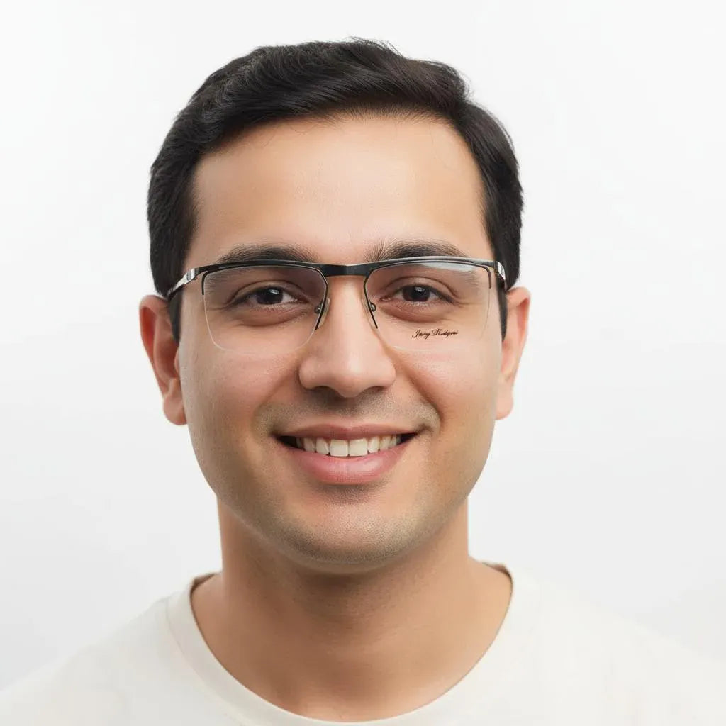 Jerry Rodgers Eyeglasses Jerry Rodgers Half Rim Rectangle Shape for Men 149210