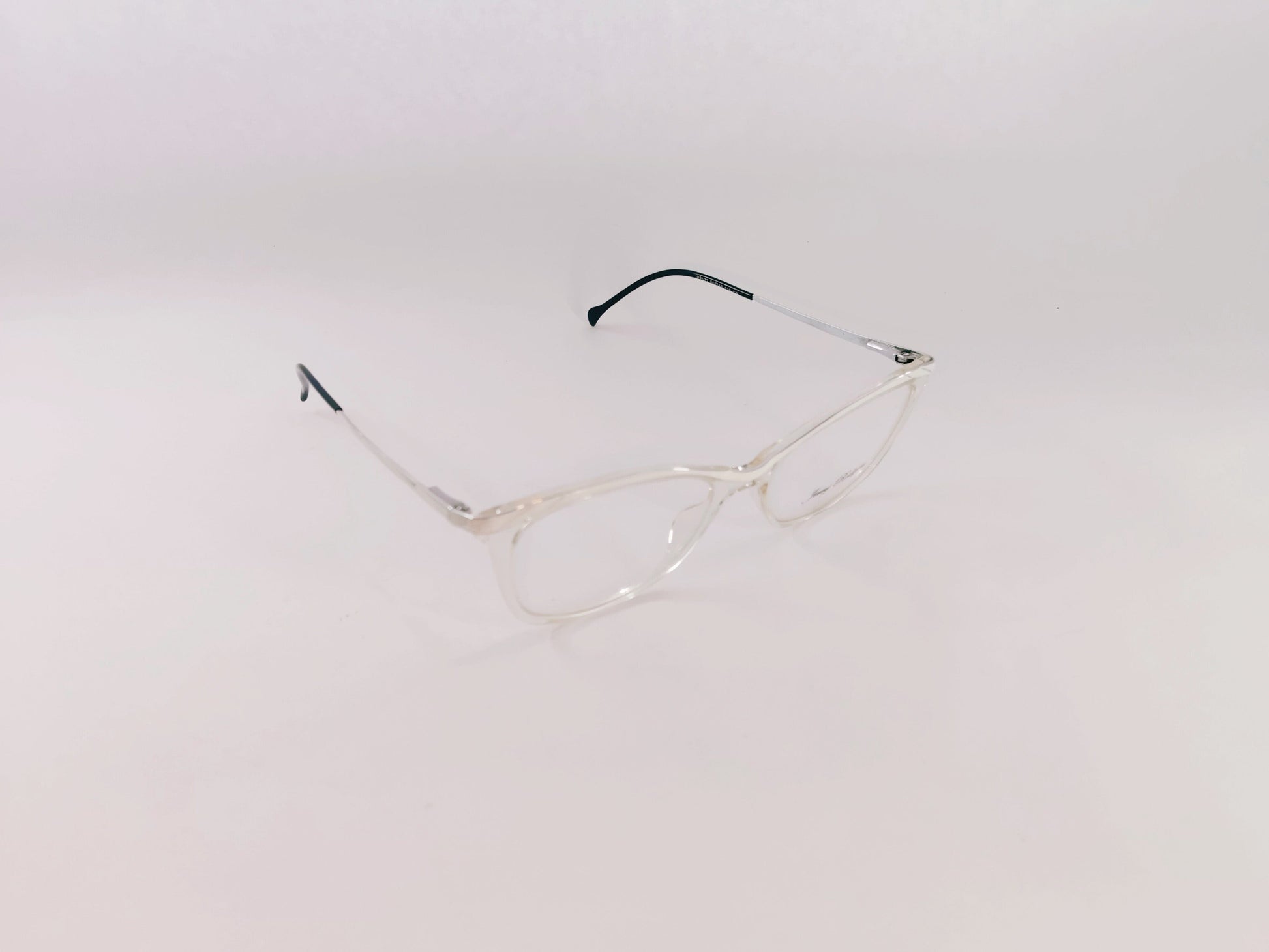 Jerry Rodgers Eyeglasses Jerry Rodgers Transparent White Frame Cat-Eye Shape For Women 123135