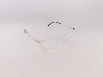 Jerry Rodgers Eyeglasses Jerry Rodgers Transparent White Frame Cat-Eye Shape For Women 123135