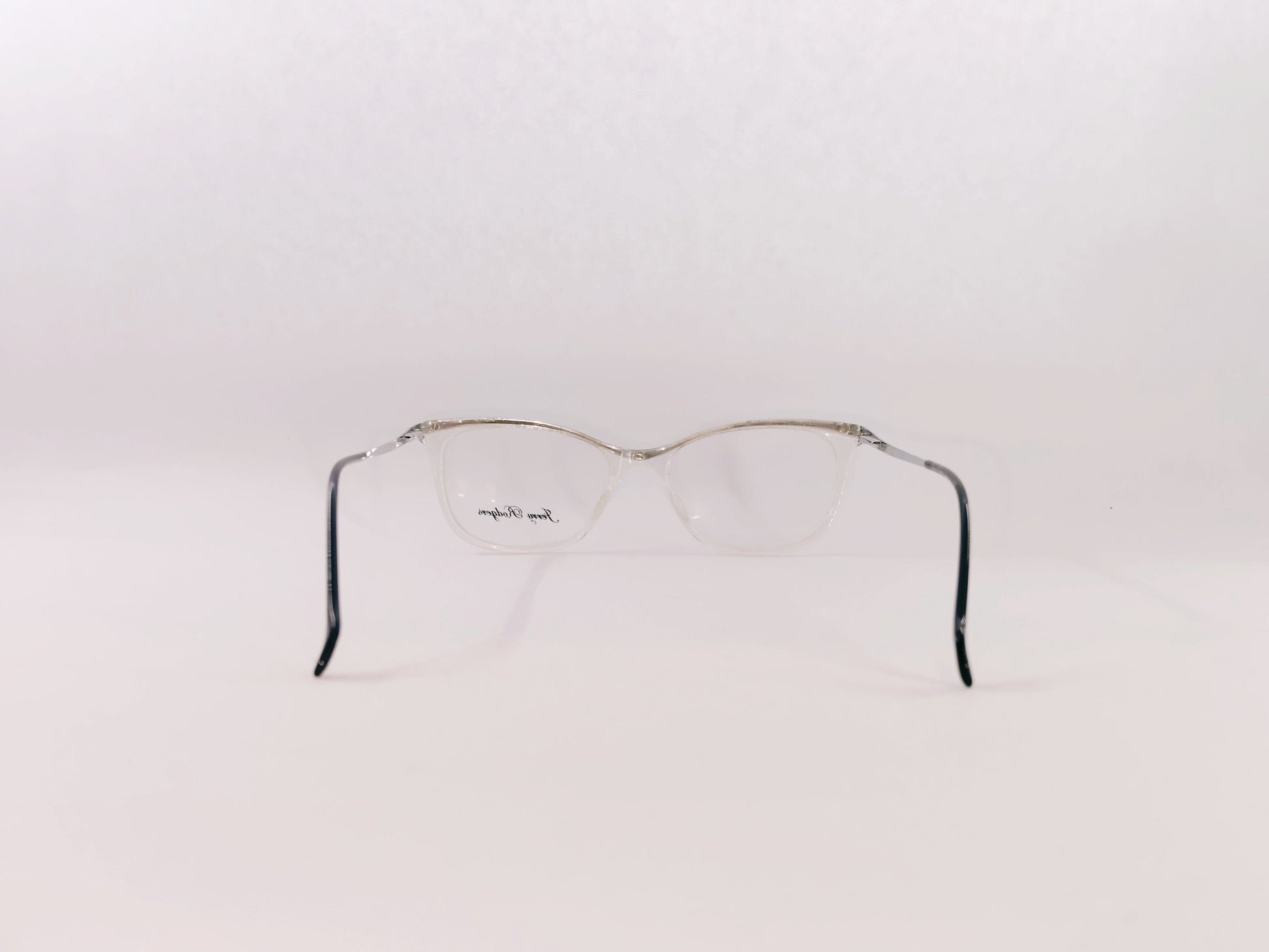 Jerry Rodgers Eyeglasses Jerry Rodgers Transparent White Frame Cat-Eye Shape For Women 123135