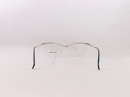 Jerry Rodgers Eyeglasses Jerry Rodgers Transparent White Frame Cat-Eye Shape For Women 123135