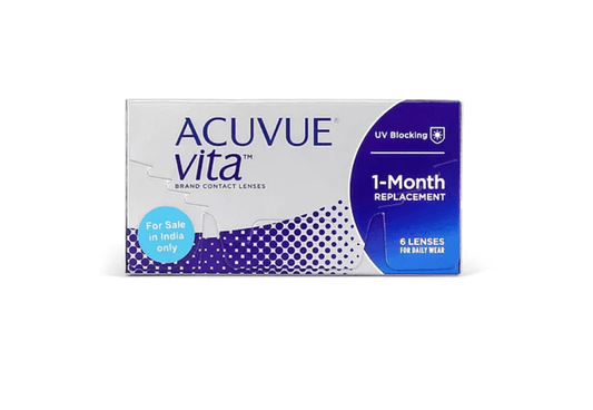 Johnson & Johnson Contact Lenses Johnson & Johnson (J&J) Acuvue Vita >> Spherical << Monthly Disposable Contact Lenses