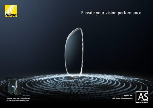 NIKON Eyeglass Lenses NIKON PURE BLUE ECC Lens