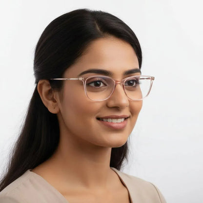 OPIUM Eyeglasses OPIUM Cat-Eye Full Frame Specs For Women 069646