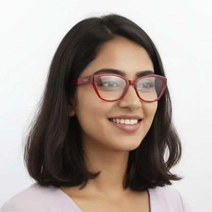 OPIUM Eyeglasses OPIUM Cat-Eye Full Frame Specs For Women 55120