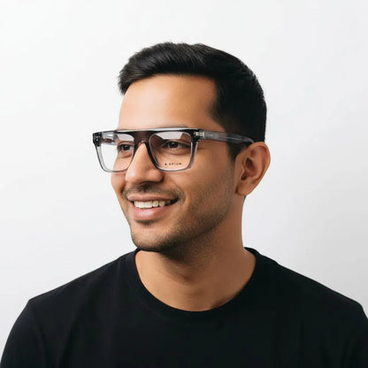 OPIUM Eyeglasses OPIUM Square Full Frame Specs For Men 056783