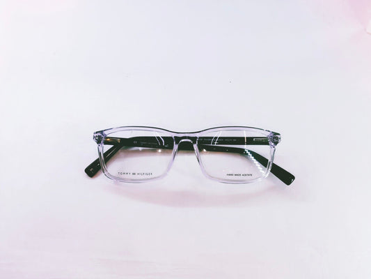 Tommy Hilfiger Eyeglasses Tommy Hilfiger Full Frame Rectangle Specs For Men & Women 993750