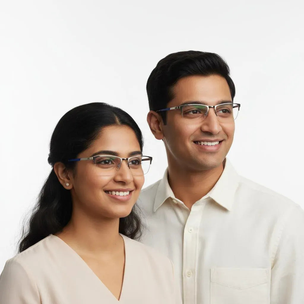 Tommy Hilfiger Eyeglasses Tommy Hilfiger Half Rim Frame for Men & Women 277306