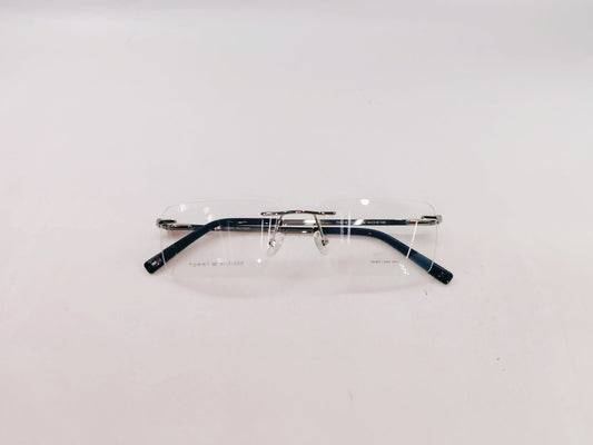 Tommy Hilfiger Eyeglasses Tommy Hilfiger Rimless Rectangle Specs For Men & Women 272462