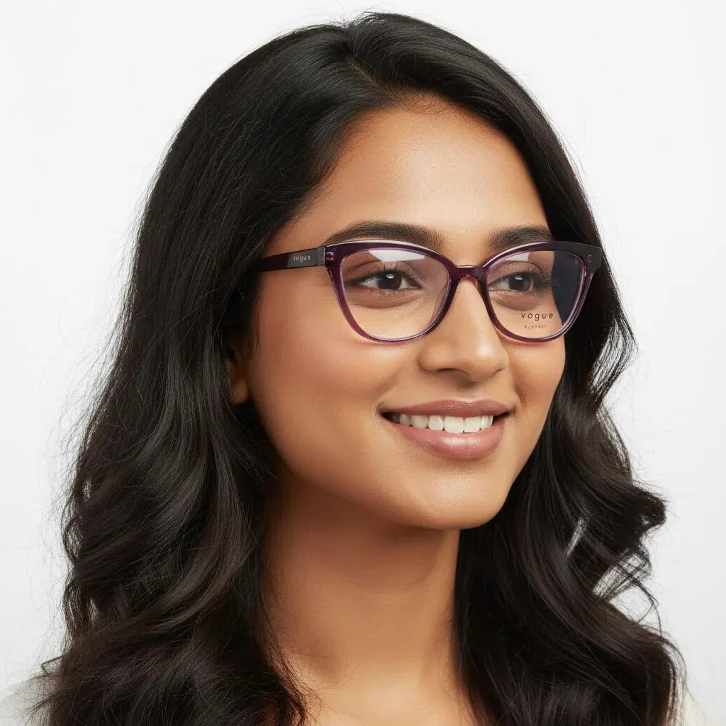 Vogue Eyeglasses Vogue Cat-Eye Full Frame Specs For Women 105575