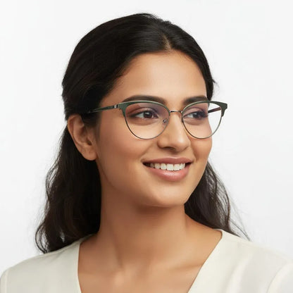 Vogue Eyeglasses Vogue Cat-Eye Full Frame Specs For Women 156985